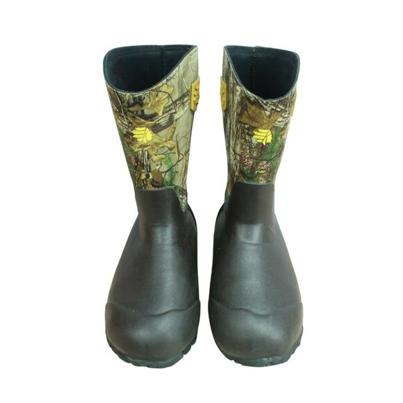 LaCrosse Lil' Alpha Lite Multicolor Rubber Waterproof Hunting Boots Size 5 - Picture 5 of 10